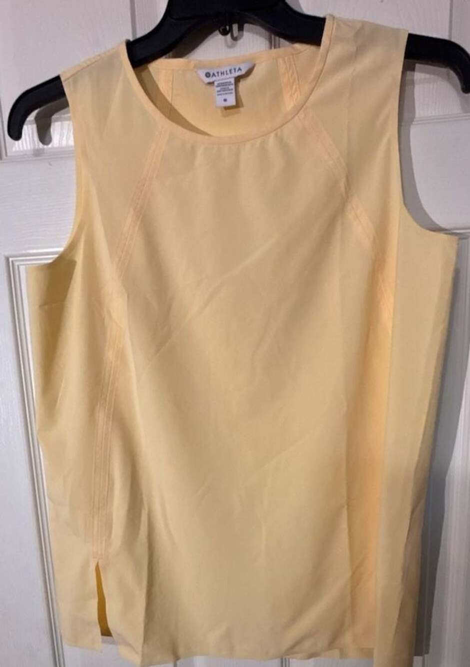 Athleta Women's Yellow Sleeveless Tank Top Size M